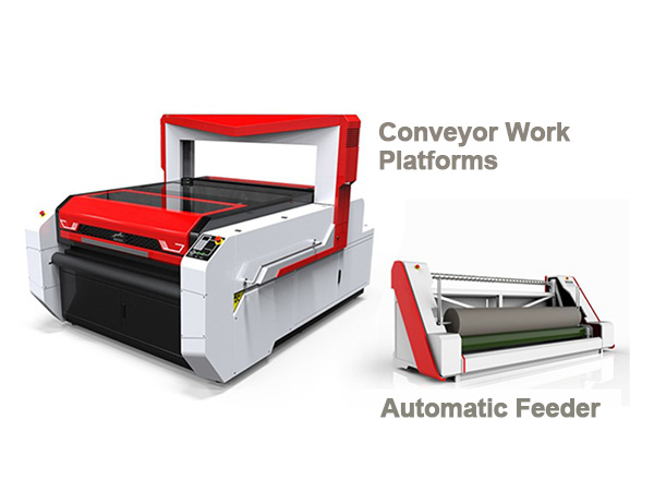 Automatic Single Station Large Platform CAD Vision Scanning Fabric Laser Cutting Machine -PEDK-160130