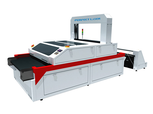 Automatic Single Station Large Platform CAD Vision Scanning Fabric Laser Cutting Machine -PEDK-160130
