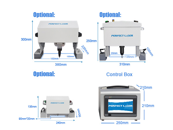 LCD Hand-held Portable Metal Number Pneumatic Dot Peen Marking Punching Machine-PEQD-030G