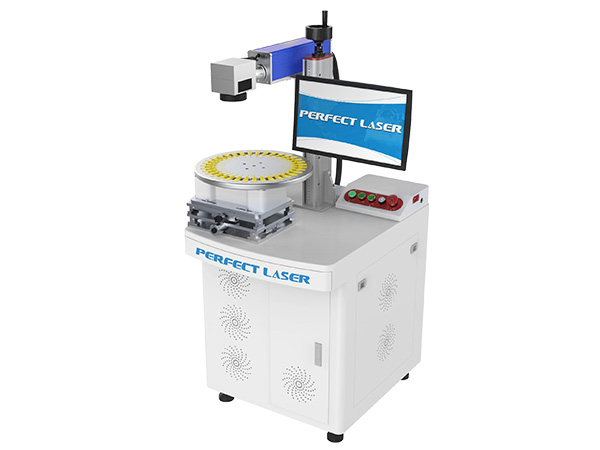 Animal Ear Tags Fiber Laser Marking Machine On Plastic Parts PEDB-420
