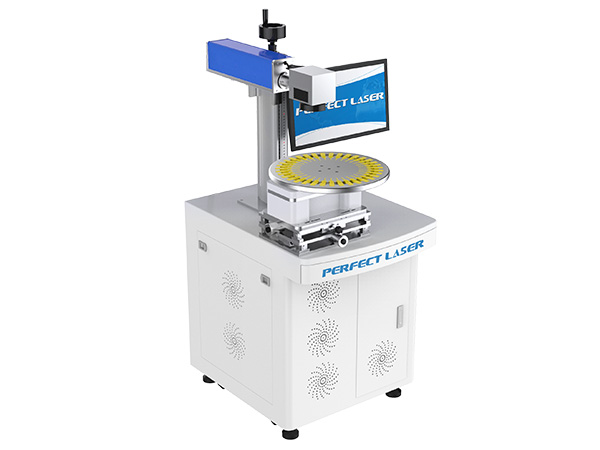 Animal Ear Tags Fiber Laser Marking Machine On Plastic Parts -PEDB-420